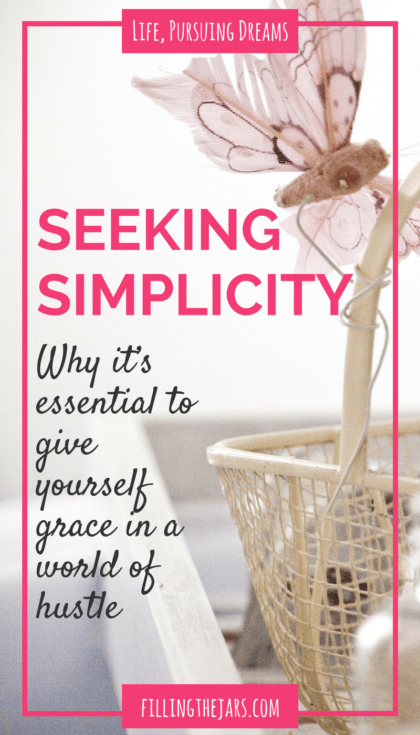 Overwhelmed? Stressed? Let’s talk about reality and what you can do to bring calm and breathing room into your daily life while you're seeking simplicity in a world of hustle. | www.fillingthejars.com
