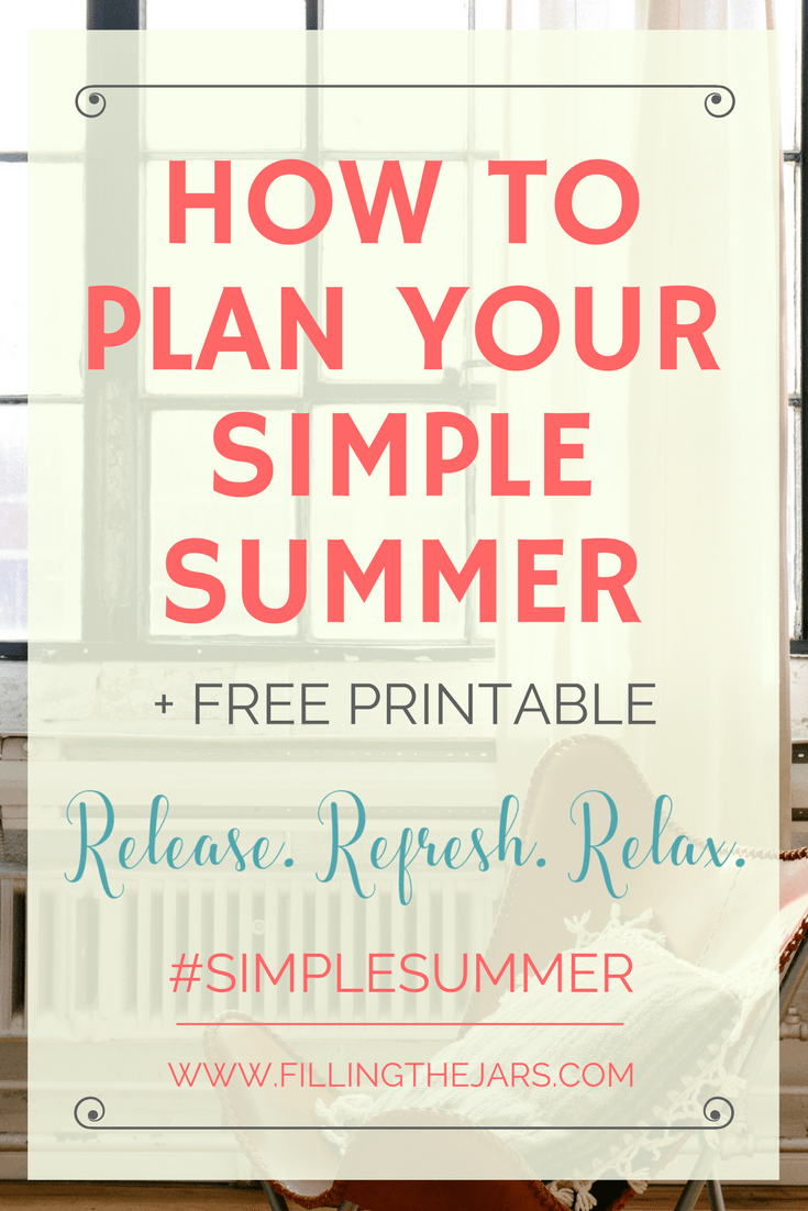 Learn how using the Eisenhower Matrix will help you decide what’s truly important as you plan your best Simple Summer. {Plus, get a free printable!} | www.fillingthejars.com