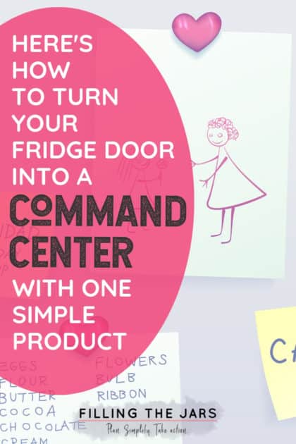 pin image for refrigerator command center