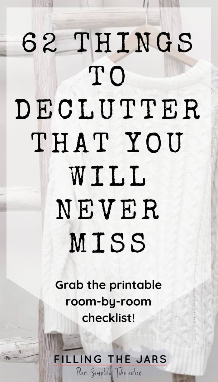 I’m so glad I found this printable decluttering checklist! If you don't know what to declutter first, you need this list! Breaking down decluttering room-by-room is genius -- and I can’t believe it, but I really don’t miss all the junk that used to clutter up my space! I’m loving my clean and organized house now. Click the image to get yours today… #organizing #checklist #decluttering