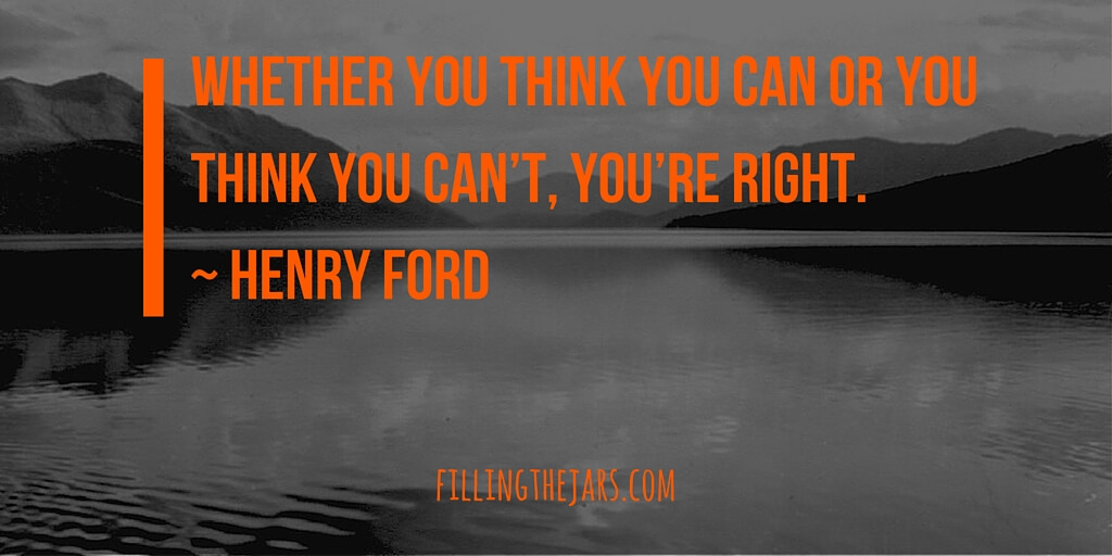 henry ford motivational quote graphic orange on dark background