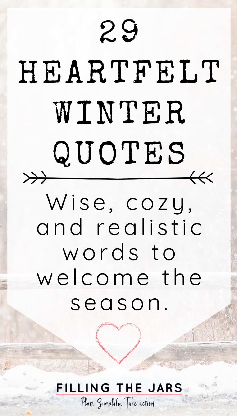 winter quotes text on white background over outdoor winter scene image