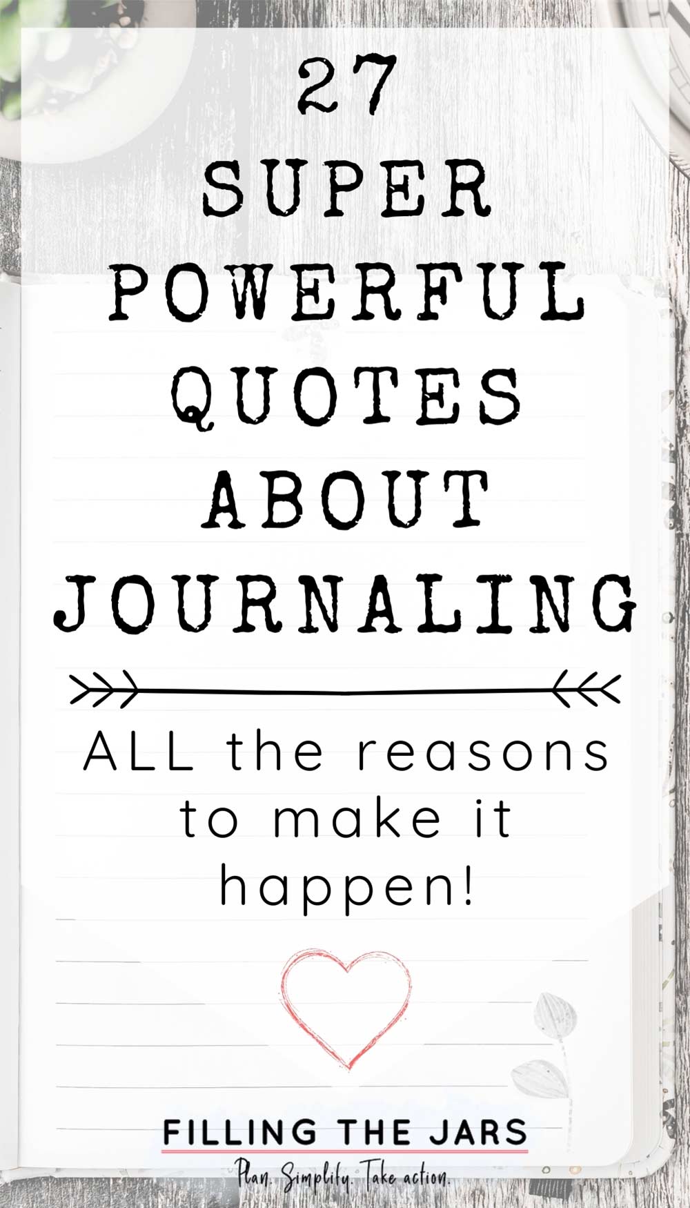 27 Powerful Quotes About Journaling That Will Inspire You to Write | Filling the Jars 27 Powerful Quotes About Journaling That Will Inspire You to Write | Filling the Jars