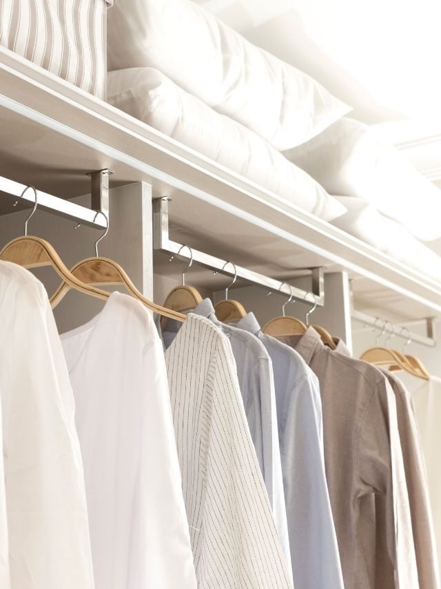 How to Organize a Small Master Closet Story