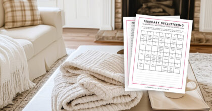 February Declutter Calendar: Try This Easy 28-Day Decluttering ...